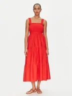 Sukienki - Seafolly Sukienka letnia Faithful 55452-DR Pomarańczowy Regular Fit - miniaturka - grafika 1