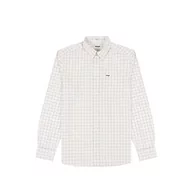 Koszule męskie - Wrangler Męska koszula z 1 kieszenią, biała (Worn White), rozmiar XL, Worn White, XL - miniaturka - grafika 1