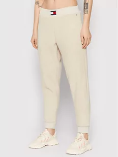 Tommy Hilfiger Spodnie dresowe Pant UW0UW03224 Szary Regular Fit - Spodnie sportowe damskie - miniaturka - grafika 1