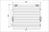 Chłodnice - Chłodnica klimatyzacji VALEO 822621 8846060400 TOYOTA - miniaturka - grafika 1