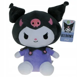 Hello Kitty and Friends - maskotka króliczek Kuromi 25cm (999584) fiol-czar - Maskotki i pluszaki - miniaturka - grafika 1