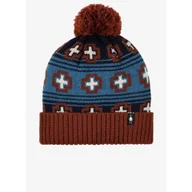 Czapki damskie - Czapka zimowa Smartwool Fleece Lined Paths Beanie - deep navy paths crossed - miniaturka - grafika 1
