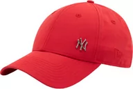 Czapki męskie - Czapka z daszkiem męska New Era 9forty New York Yankees Flawless Cap 11198847 Czerwony - miniaturka - grafika 1
