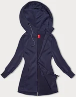 Bluzy damskie - DŁUGA BLUZA DAMSKA FIOLETOWA (AMG-321A) - LHD - miniaturka - grafika 1