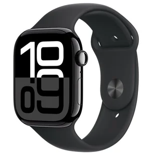 Apple Watch 10 GPS + Cellular 46mm z aluminium onyksu pasek sportowy S/M Czarny - Smartwatch - miniaturka - grafika 1