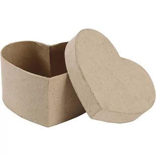 Pudełko z papier-mache, Serce - Dekoratorstwo - miniaturka - grafika 1