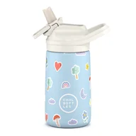 Zestawy naczyń dla dzieci - Cool Bottles Butelka termiczna Kiddies 350 ml Rainbow Clouds - miniaturka - grafika 1