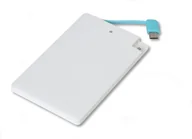 Powerbanki - Platinet OMPB20CCWM bank mocy Litowo-polimerowy (LiPo) 2000 mAh Biały - miniaturka - grafika 1
