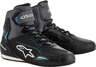 Buty motocyklowe - Buty motocyklowe Alpinestars Stella Faster-3 Buty czarne srebrne, czarne/szare, 38 - miniaturka - grafika 1