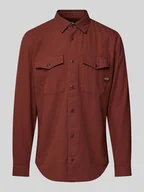 Koszule męskie - Koszula casualowa o kroju slim fit z kołnierzykiem typu kent - miniaturka - grafika 1