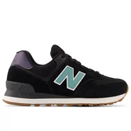 Buty sportowe damskie - Buty New Balance WL574RA - czarne - miniaturka - grafika 1