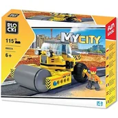 Klocki - ICOM Blocki MyCity Klocki Pojazdy Budowlane Walec 115el. KB0224 - miniaturka - grafika 1