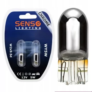 SENSO WY5W W5W CHROMOWANA - Żarówki samochodowe - miniaturka - grafika 1