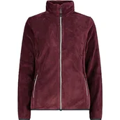 Kurtki damskie - CMP Damska kurtka polarowa, Burgundy, 44 - miniaturka - grafika 1