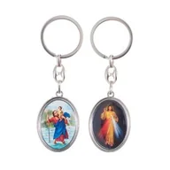 Dewocjonalia - Brelok - Jezus Miłosierny - Św. Krzysztof - miniaturka - grafika 1