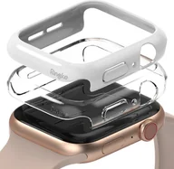 Akcesoria do smartwatchy - Ringke Slim Watch Case 2x zestaw etui ochronnych do Apple Watch 4 40mm/Watch 5 40mm/Watch 6 40mm/Watch SE - biały KP14174 - miniaturka - grafika 1