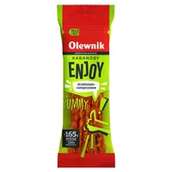 Kiełbasa i wędliny - Olewnik Kabanosy enjoy drobiowo-wieprzowe 90 g - miniaturka - grafika 1