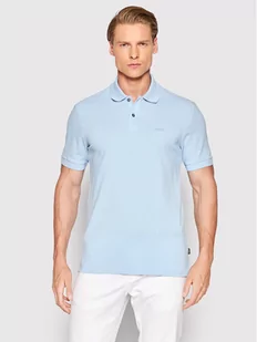 Hugo Boss Polo Pallas 50468362 Niebieski Regular Fit - Koszulki męskie - miniaturka - grafika 1