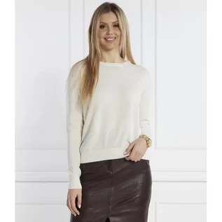 Swetry damskie - Max Mara Leisure Wełniany sweter | Regular Fit | z dodatkiem kaszmiru - grafika 1