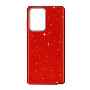 Etui i futerały do telefonów - Tylna obudowa do Samsunga Galaxy Note 20 Ultra Glitter Zdejmowana sztywna silikonowa czerwona - miniaturka - grafika 1
