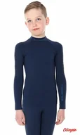 Bluzy sportowe męskie - Bluza termoaktywna Brubeck thermo LS13640 junior granatowa - miniaturka - grafika 1