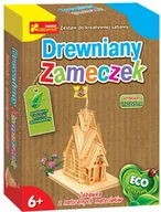 Zabawki kreatywne - Ranok Creative Creative, model z patyczków Drewniany zameczek - miniaturka - grafika 1