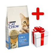 Sucha karma dla kotów - Purina Cat Chow Special Care 3in1 Turkey 15 kg - miniaturka - grafika 1