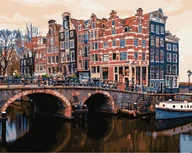 Malowanie po numerach - Malowanie po numerach - Uroczy Amsterdam 40x50 - Ideyka - miniaturka - grafika 1