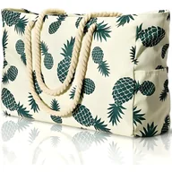 Torebki damskie - Oscaurt torba plażowa poliester beżowy - miniaturka - grafika 1