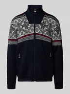 Swetry męskie - Kurtka wełniana ze stójką model ‘Hardanger’ - miniaturka - grafika 1