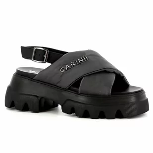 Zielone sandały na platformie CARINII - Carinii - Sandały damskie - miniaturka - grafika 1