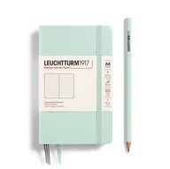 Notesy i bloczki - Notatnik Leuchtturm1917 Pocket A6, twarda oprawa, kropki, Mint Green - miniaturka - grafika 1