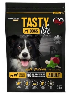 BIOFEED TASTY DOGS LIFE ADULT M&L WITH CHICKEN 3KG - Sucha karma dla psów - miniaturka - grafika 1