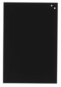 Tablice i flipcharty - NAGA Szklana Magnetyczna 40x60cm Czarna 10501 - miniaturka - grafika 1