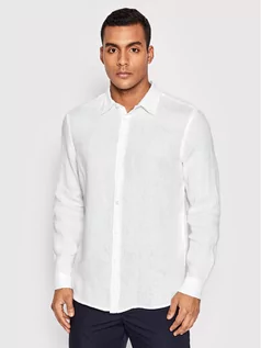 Koszule męskie - Benetton United Colors Of Koszula 5BKU5QJG8 Biały Regular Fit - grafika 1