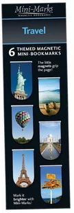 IF Cardboard Creations Ltd. Zakładki magnetyczne Travel 6 sztuk) If LETNIA WYPRZEDAŻ DO 80% - Przybory szkolne - miniaturka - grafika 1