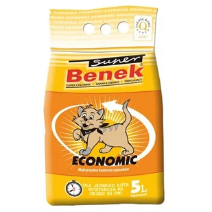 Żwirek Super Benek 25 l Economic - Żwirek dla kotów - miniaturka - grafika 1