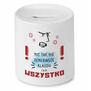 Skarbonka dla Klaudii na Urodziny Idealny Prezent z Nadrukiem ze Zdjęciem - Skarbonki Skarbonka dla Klaudii na Urodziny Idealny Prezent z Nadrukiem ze Zdjęciem - Skarbonki - miniaturka - grafika 1