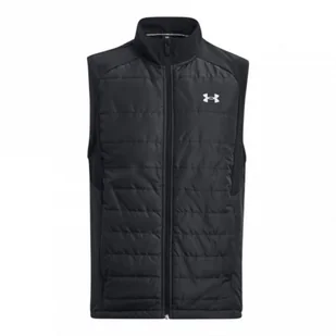 Męski bezrękawnik do biegania Under Armour Launch Pro Insulated Vest - czarny - UNDER ARMOUR - Kamizelki męskie - miniaturka - grafika 1