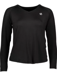 Koszulki sportowe damskie - Dare 2b Koszulka funkcyjna "Discern" w kolorze czarnym - grafika 1