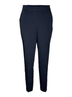Spodnie damskie - VERO MODA Vmzeldamaya Mr Tapered Pant spodnie damskie, granatowy blezer, 40W / 32L - miniaturka - grafika 1