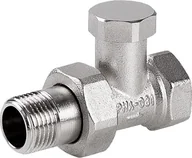 Akcesoria grzewcze - Perfexim Zawór grzejnikowy odcinający prosty 3/8" PN10 20-031-0001-300 - miniaturka - grafika 1