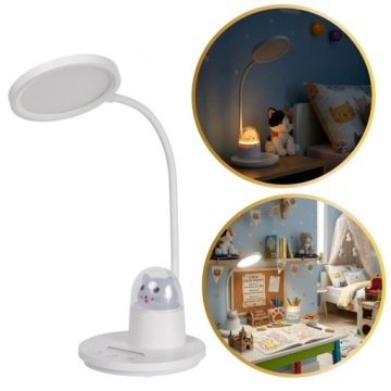 Lampka biurkowa dla dzieci lampa nocna Led LL Bined Led W kotek uchwyt