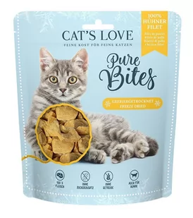 CAT'S LOVE Pure Bites filet z piersi kurczaka - przysmaki liofilizowane dla kota 40g - Przysmaki dla kotów - miniaturka - grafika 1