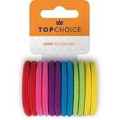 Ozdoby do włosów - TOP CHOICE Gumki do włosów mix kolorów 1 op. - 12 szt. - miniaturka - grafika 1