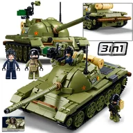 Klocki - Klocki CZOŁG T54S Radziecki NISZCZYCIEL CZOŁGÓW Wojsko ARMIA - miniaturka - grafika 1