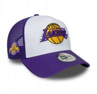 Czapki i chusty sportowe męskie - Czapka z daszkiem New Era LA Lakers 9FORTY fioletowy r.uniwersalny - miniaturka - grafika 1