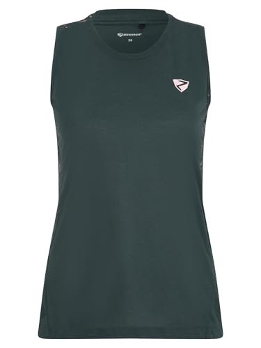 Ziener Damska koszulka funkcyjna NARZISSA - rower outdoor|fitness sport - oddychająca, szybkoschnąca, bez rękawów, Dark Jungle, 40