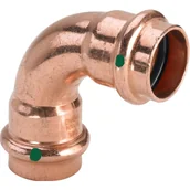 Łączniki, trójniki, kształtki - Kolano 90° 18 mm LW/LW PROFIPRESS W VIEGA - miniaturka - grafika 1