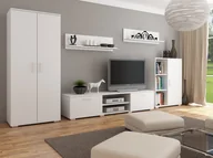 Meble do sypialni - Meblościanka PER LA VITA California, biała, 310x190x300 cm - miniaturka - grafika 1